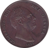 1831 PENNY ( EF ) - Penny - Cambridgeshire Coins