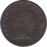 1832 NOVA SCOTIA HALFPENNY TOKEN - HALFPENNY TOKEN - Cambridgeshire Coins