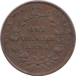 1833 1/4 ANNA EAST INDIA COMPANY - WORLD COINS - Cambridgeshire Coins