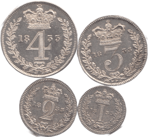 1833 MAUNDY SET WILLIAM IIII - Maundy Set - Cambridgeshire Coins