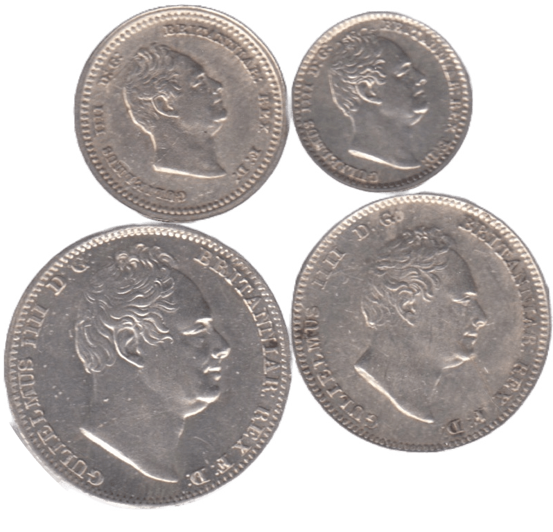 1833 MAUNDY SET WILLIAM IIII - Maundy Set - Cambridgeshire Coins