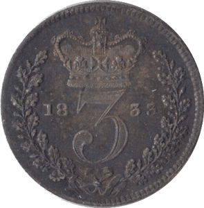 1833 MAUNDY THREEPENCE ( GVF ) 1 - MAUNDY THREEPENCE - Cambridgeshire Coins