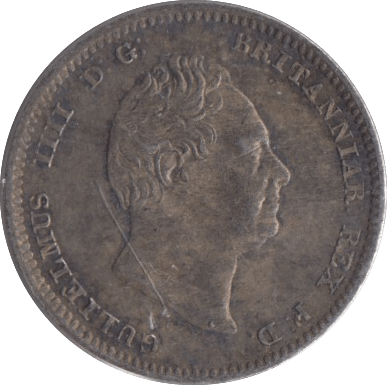 1833 MAUNDY THREEPENCE ( GVF ) 2 - MAUNDY THREEPENCE - Cambridgeshire Coins