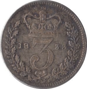 1833 MAUNDY THREEPENCE ( GVF ) 2 - MAUNDY THREEPENCE - Cambridgeshire Coins