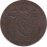 1834 5 CENTS BELGIUM - WORLD COINS - Cambridgeshire Coins