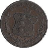 1834 8 DOUBLES GUERNSEY - WORLD COINS - Cambridgeshire Coins