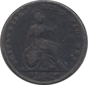 1834 FARTHING ( FINE ) - Farthing - Cambridgeshire Coins