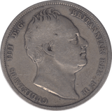 1834 HALFCROWN ( FINE ) 2 - Halfcrown - Cambridgeshire Coins