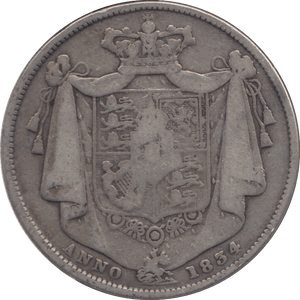 1834 HALFCROWN ( FINE ) - Halfcrown - Cambridgeshire Coins