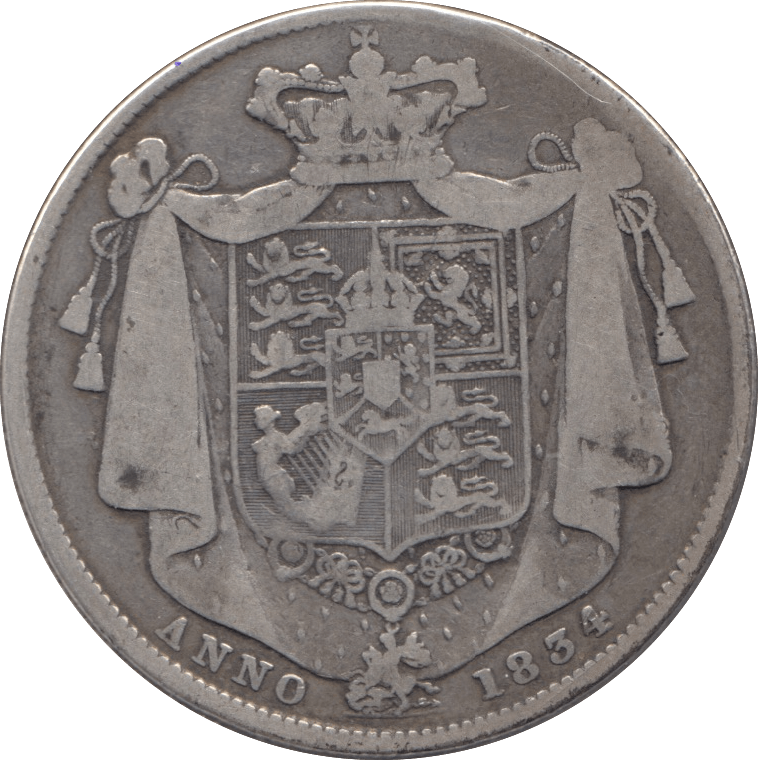 1834 HALFCROWN ( GF ) - Halfcrown - Cambridgeshire Coins