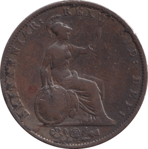 1834 HALFPENNY ( FINE ) - Halfpenny - Cambridgeshire Coins