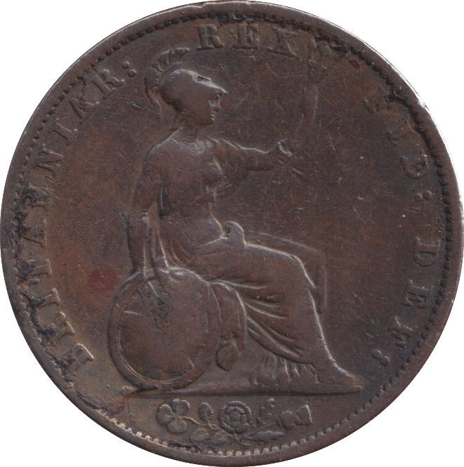 1834 HALFPENNY ( FINE ) - Halfpenny - Cambridgeshire Coins