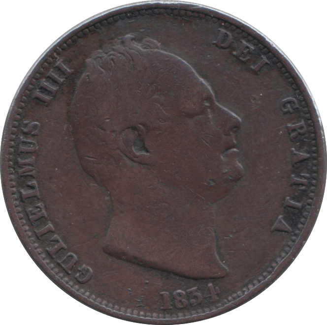 1834 HALFPENNY ( GF ) - Halfpenny - Cambridgeshire Coins