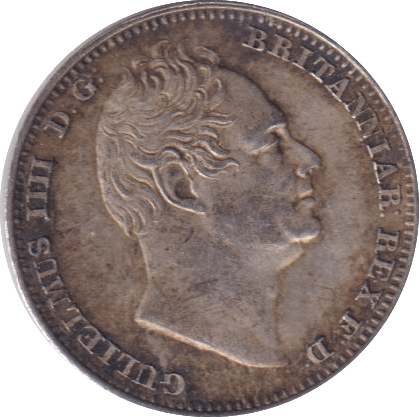 1834 MAUNDY FOURPENCE ( EF ) - Maundy Coins - Cambridgeshire Coins