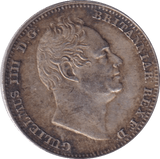 1834 MAUNDY FOURPENCE ( EF ) - Maundy Coins - Cambridgeshire Coins