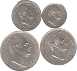 1834 MAUNDY SET WILLIAM IIII - Maundy Set - Cambridgeshire Coins