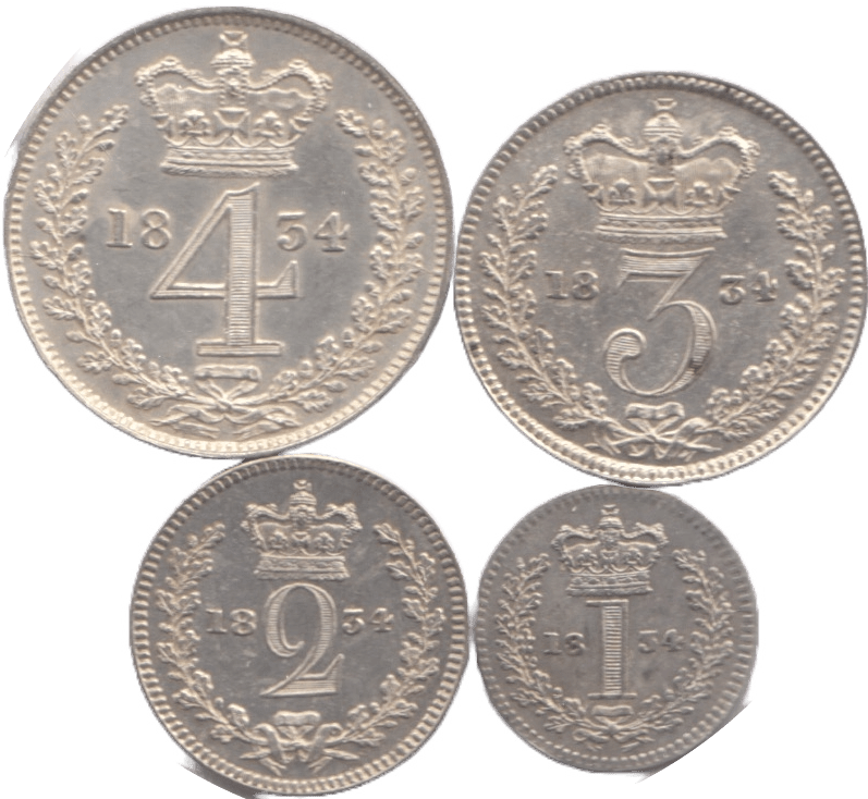 1834 MAUNDY SET WILLIAM IIII - Maundy Set - Cambridgeshire Coins
