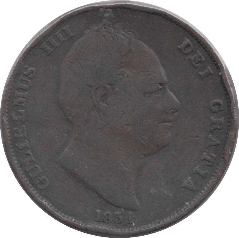 1834 PENNY ( FINE ) - Penny - Cambridgeshire Coins