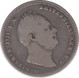 1834 SHILLING ( FINE ) - Shilling - Cambridgeshire Coins