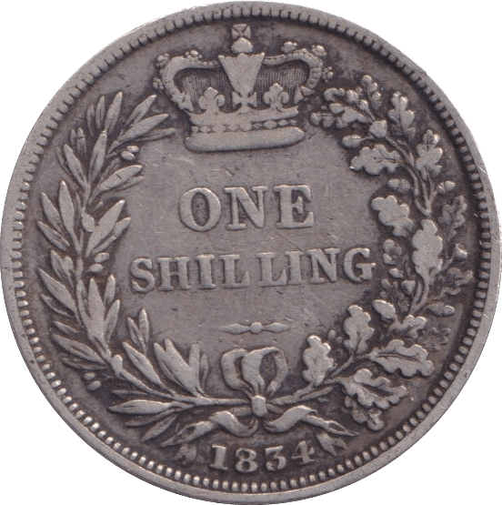 1834 SHILLING ( FINE ) - Shilling - Cambridgeshire Coins