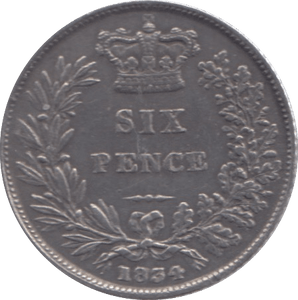 1834 SIXPENCE ( GVF ) 6 - Sixpence - Cambridgeshire Coins