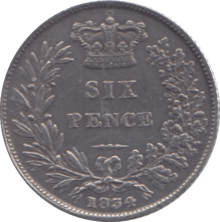 1834 SIXPENCE ( GVF ) 6 - Sixpence - Cambridgeshire Coins