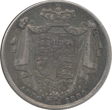 1834 HALFCROWN ( GVF ) - HALFCROWN - Cambridgeshire Coins