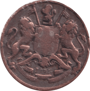 1835 1/12 ANNA INDIA - WORLD COINS - Cambridgeshire Coins