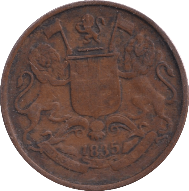 1835 1/4 ANNA BRITISH EAST INDIA - WORLD COINS - Cambridgeshire Coins