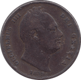 1835 FARTHING ( FINE ) - Cambridgeshire Coins