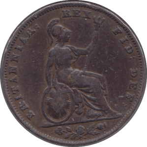 1835 FARTHING ( FINE ) - Cambridgeshire Coins