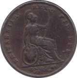 1835 FARTHING ( FINE ) - Cambridgeshire Coins