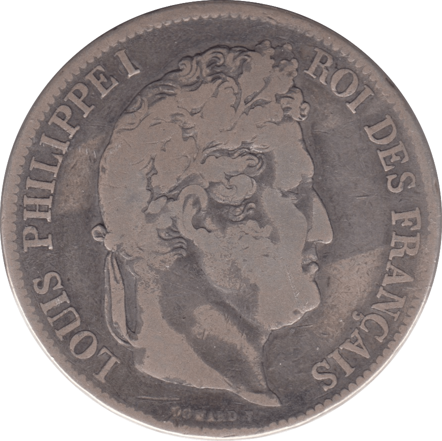1835 FRANCE 5 FRANCS - SILVER WORLD COINS - Cambridgeshire Coins