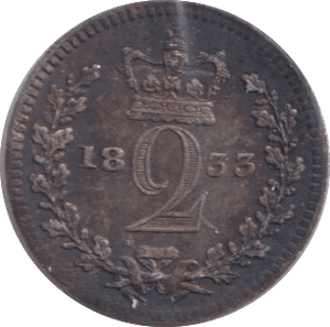 1835 MAUNDY TWOPENCE ( GVF ) - Maundy Coins - Cambridgeshire Coins