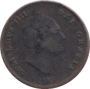 1835 ONE THIRD FARTHING ( FINE ) - One Third Farthing - Cambridgeshire Coins