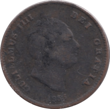 1835 ONE THIRD FARTHING ( FINE ) - One Third Farthing - Cambridgeshire Coins