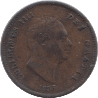 1835 ONE THIRD FARTHING ( GF ) - One Third Farthing - Cambridgeshire Coins