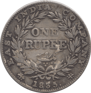 1835 SILVER EAST INDIA COMPANY ONE RUPEE - WORLD COINS - Cambridgeshire Coins