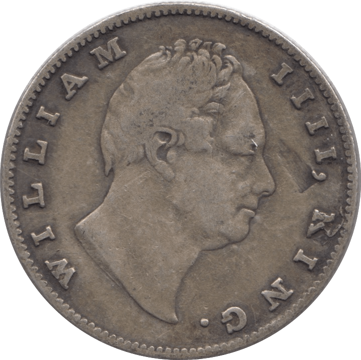 1835 SILVER EAST INDIA COMPANY ONE RUPEE - WORLD COINS - Cambridgeshire Coins