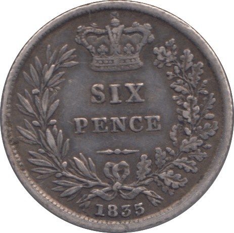 1835 SIXPENCE ( GVF ) - Sixpence - Cambridgeshire Coins