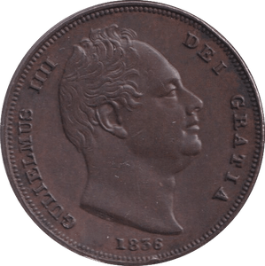 1836 FARTHING ( EF ) - Farthing - Cambridgeshire Coins