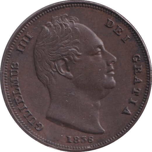 1836 FARTHING ( EF ) - Farthing - Cambridgeshire Coins