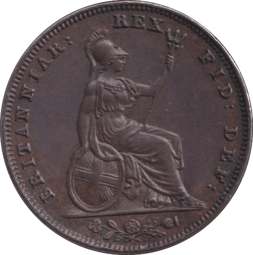 1836 FARTHING ( EF ) - Farthing - Cambridgeshire Coins