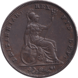 1836 FARTHING ( EF ) - Farthing - Cambridgeshire Coins