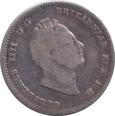 1836 FOURPENCE ( FINE ) - Fourpence - Cambridgeshire Coins