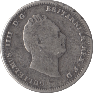 1836 FOURPENCE ( FINE ) - Fourpence - Cambridgeshire Coins