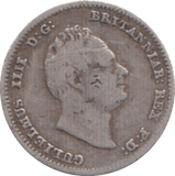 1836 FOURPENCE ( FINE ) - Fourpence - Cambridgeshire Coins