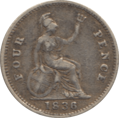 1836 FOURPENCE ( GF ) 1 - Fourpence - Cambridgeshire Coins