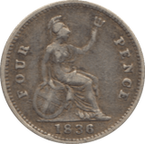 1836 FOURPENCE ( GF ) 1 - Fourpence - Cambridgeshire Coins