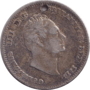 1836 FOURPENCE ( GF ) HOLED - Fourpence - Cambridgeshire Coins